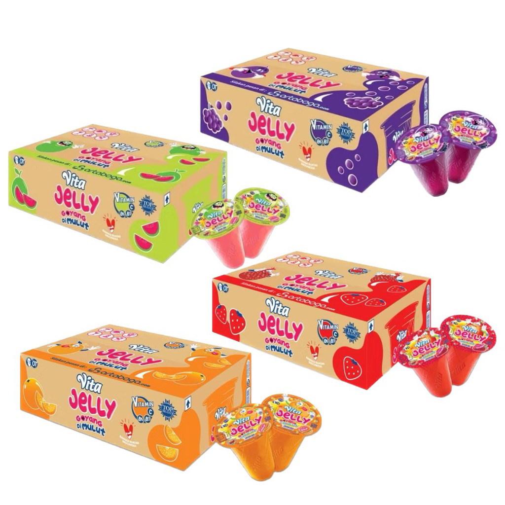 

Vita Jelly Drink - 150ml - [1 Karton Isi 24 Pcs]