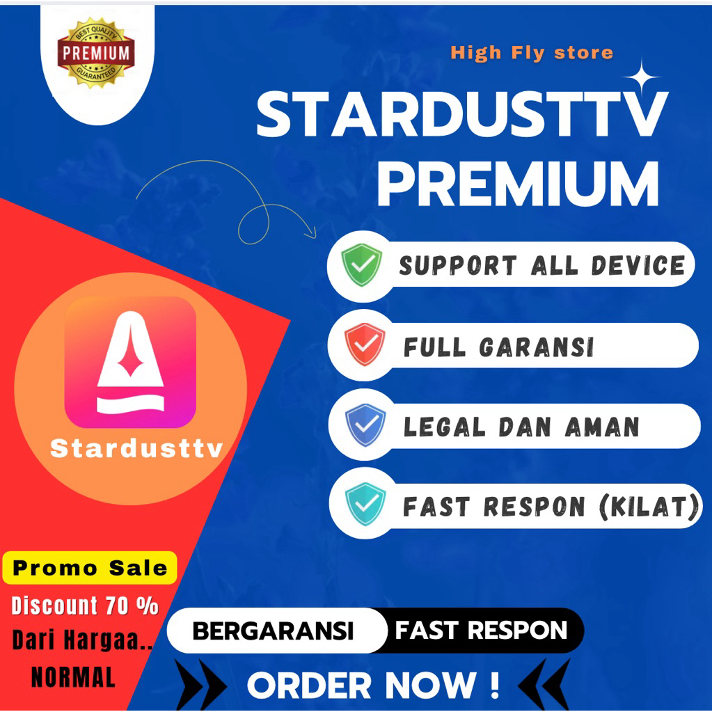 Software Stardust Tv PREMIUM Premium Dengan Akun Otomatis