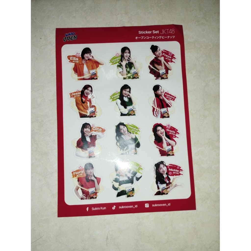 

Sticker Set JKT48 X Sukro Oven