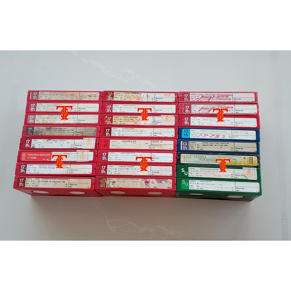 Kaset Video Betamax Film Indonesia