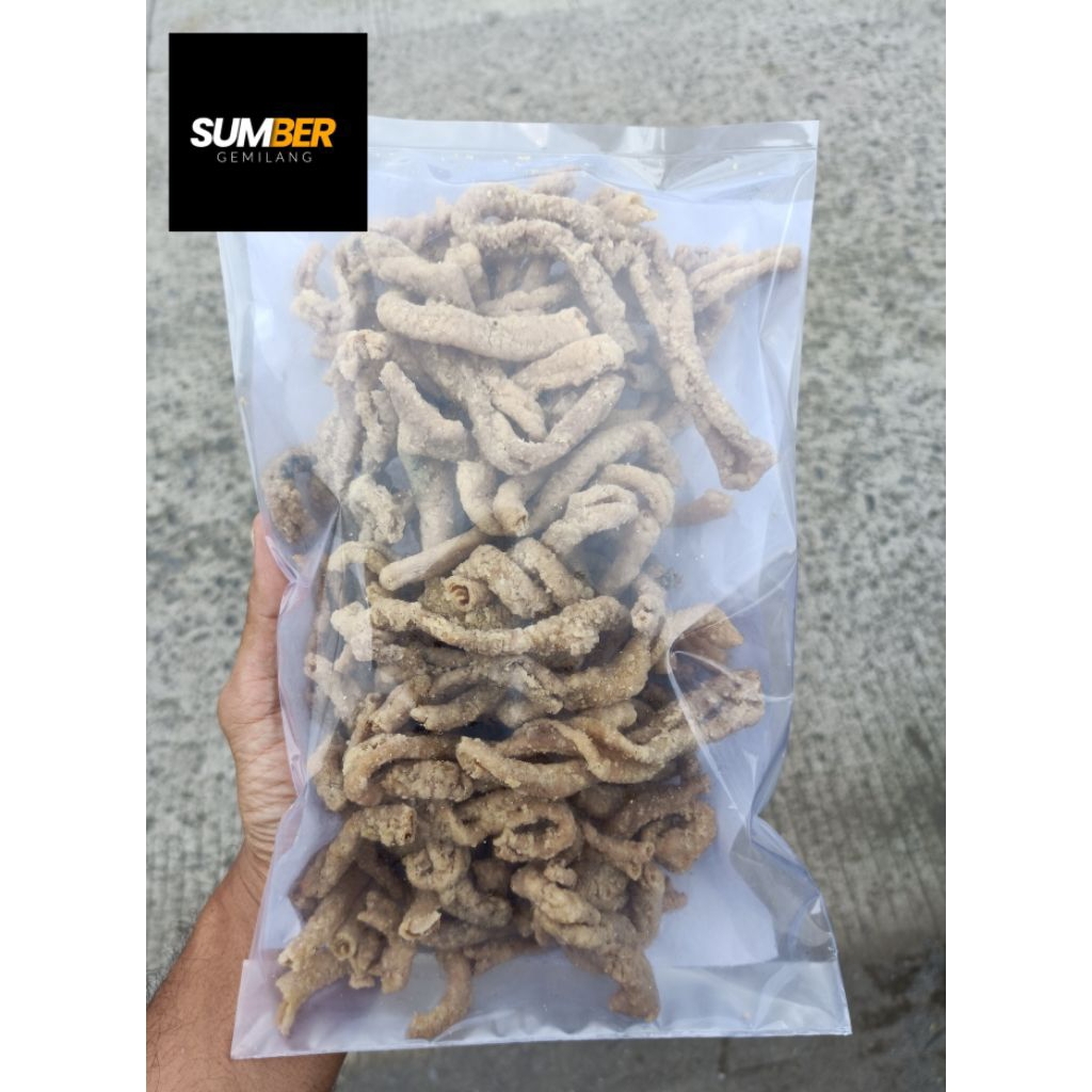 

keripik usus 250 gram keripik usus ayam 250 gram