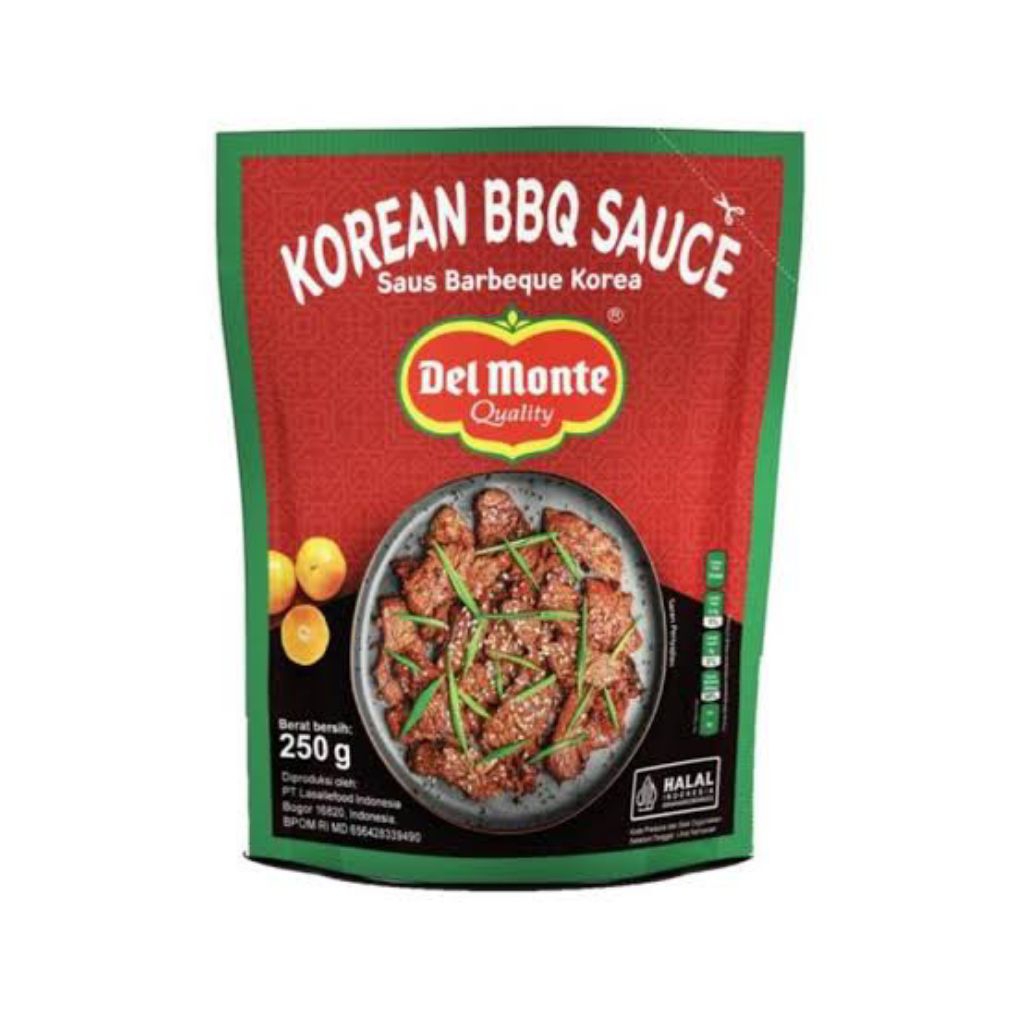 

Del Monte Korean Bbq Sauce Pouch 250 gram