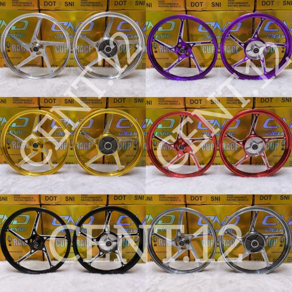 Velg racing dnd delkevic palang 5 | D55 fizr fiz r R17 velk pelek