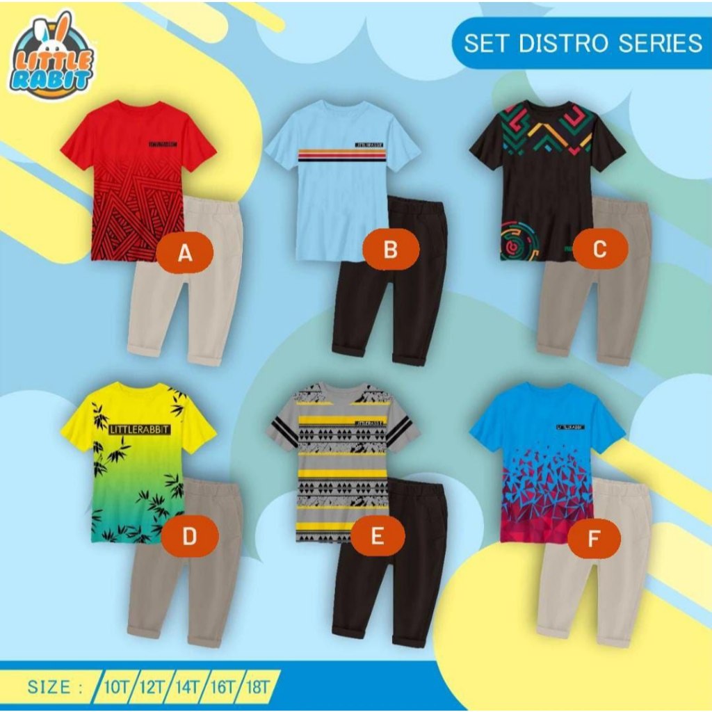 Setelan Lebaran Anak Cowok Terbaru Distro Little Rabbit