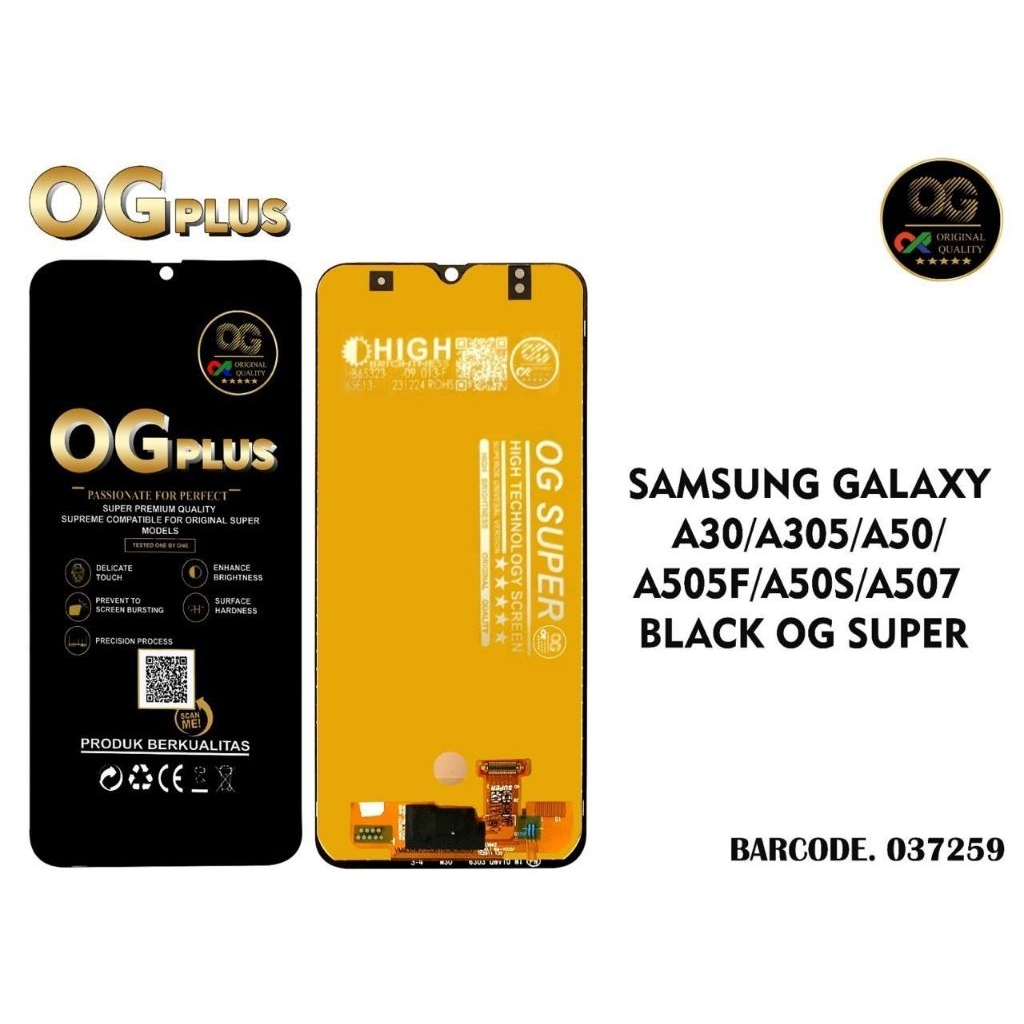 LCD SAMSUNG GALAXY A30 / A305 / A50 / A505F / A50S / A507 OG SUPER