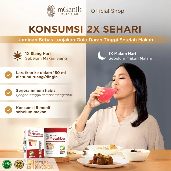 mGanik Metafiber Cocopandan 7 Sachet