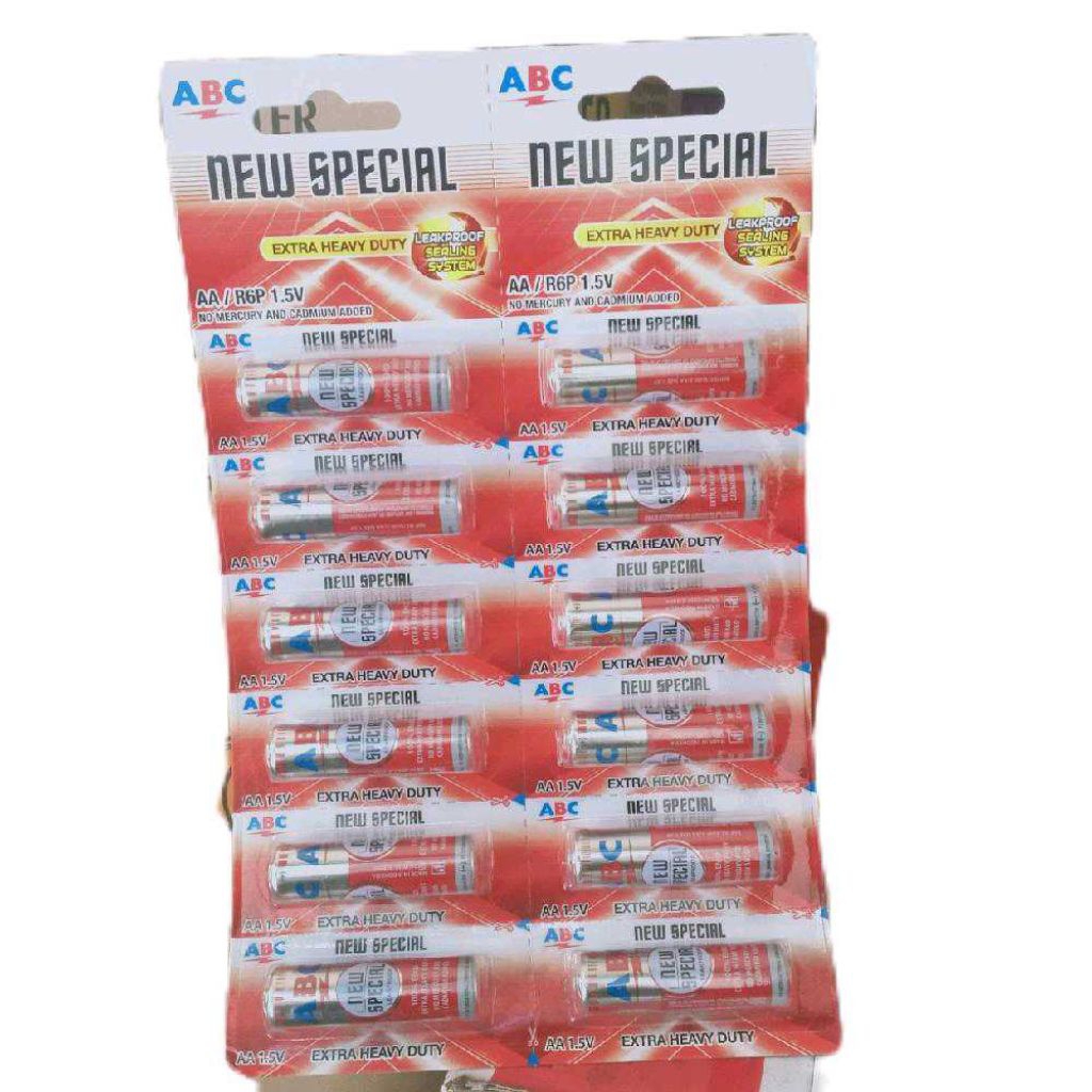 [1 Renteng] Baterai ABC AA/A2/R6P New SPECIAL | isi 12 pcs/Renteng | ABC Merah