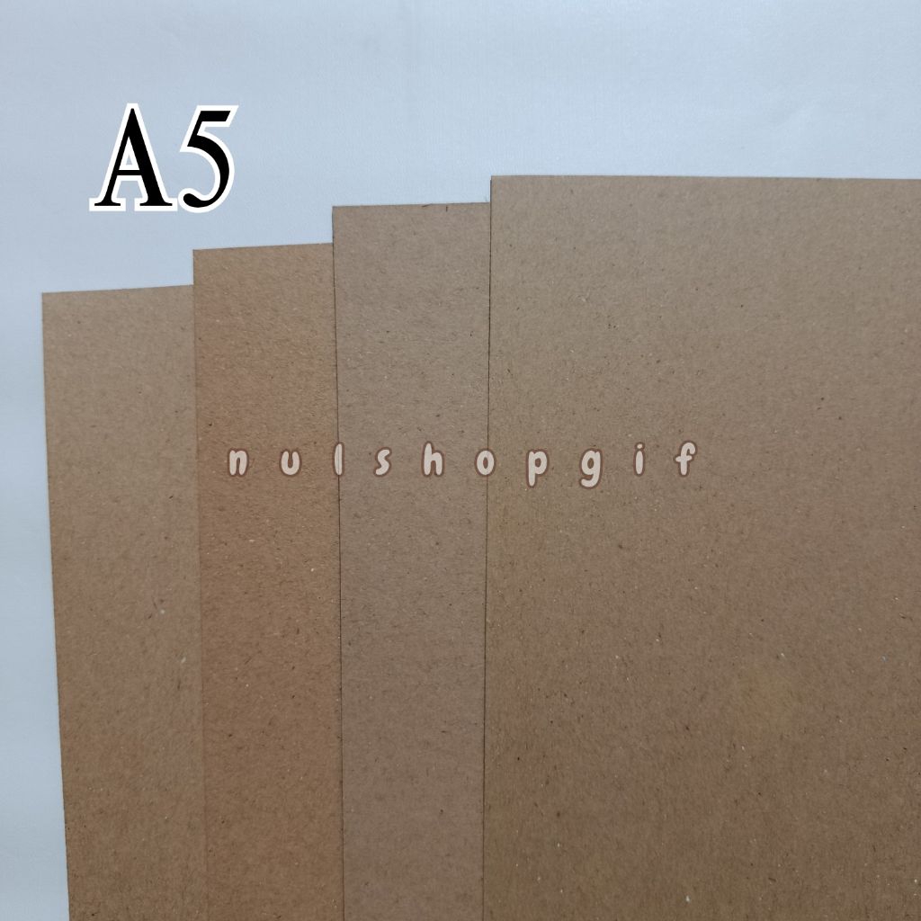 

Kertas Samson Tebal Kraft Liner A5 Bahan Kerajinan