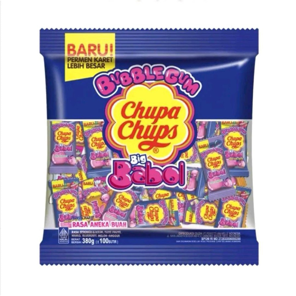 

BIG BABOL BUBBLE GUM 5RASA 390gr 100 Butir