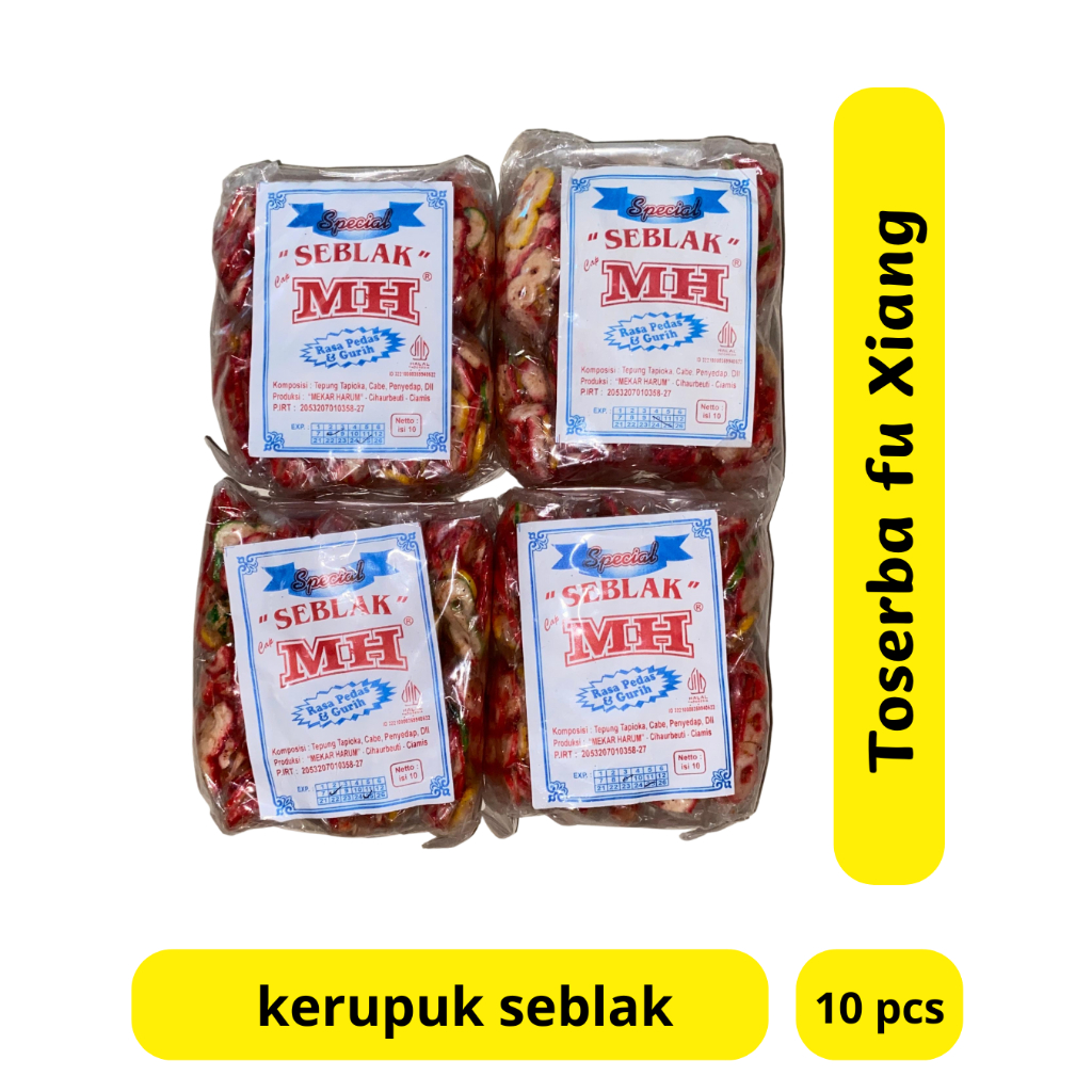 

Kerupuk Seblak Kering Isi 10