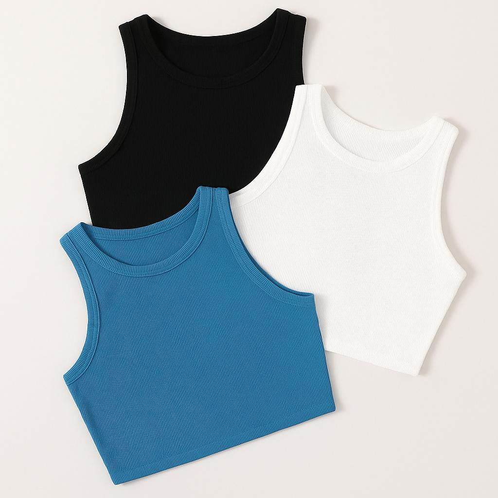 Tank Top Bra Basic Wanita Panjang / Kaos Singlet CROP / ATASAN WANITA / BAHAN SPANDEK