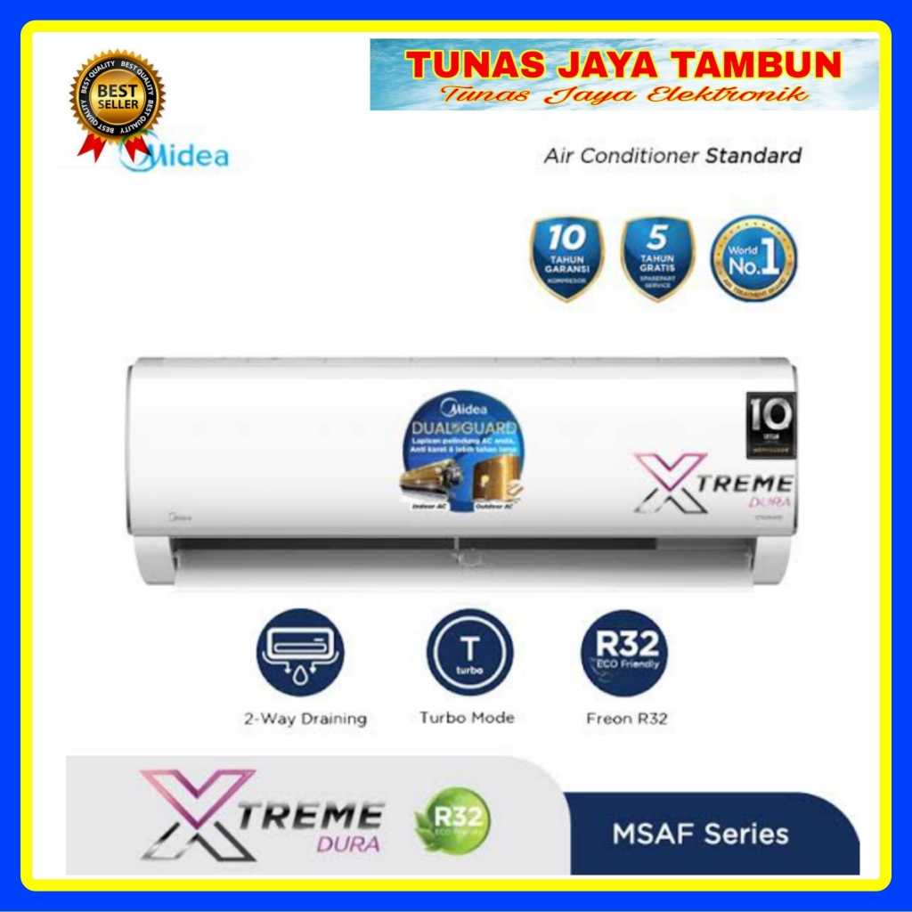 AC MIDEA MSAF 18 CRN2 / AC MIDEA 2PK MSAF 18CRN2 / MIDEA MSAF-18CRN2 AC 2 PK