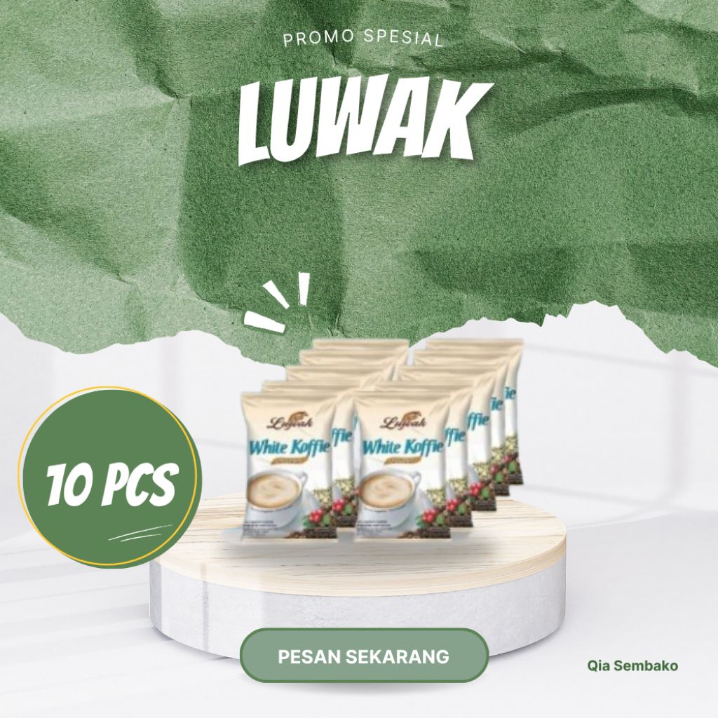 

Luwak White Koffie Original 3 In 1 Kopi Luwak Instan 1Renteng Isi 10Sachet X 20gr