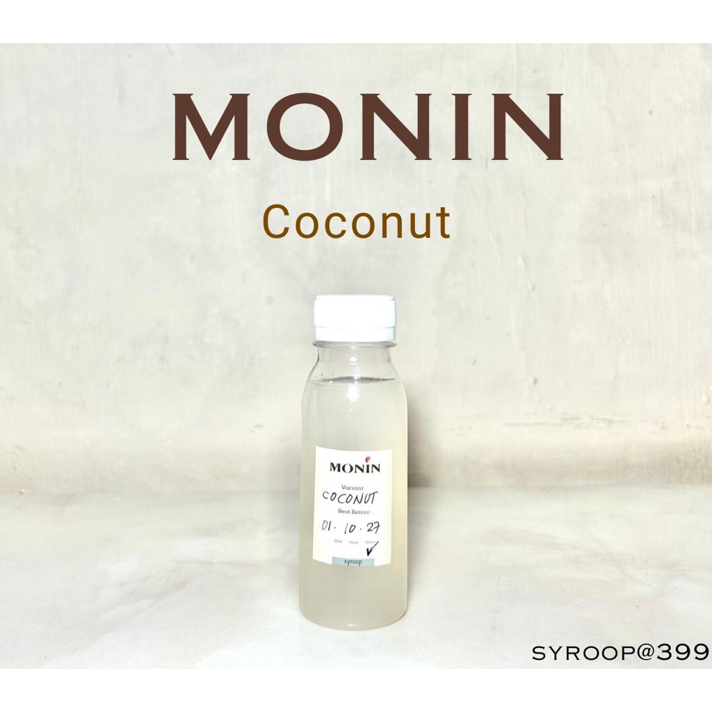 

Monin Syrup Repack Coconut Coffee Sirup 30ml 50ml 100ml