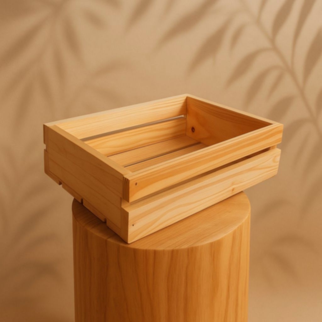 Storage Box Peti Kayu Tempat Penyimpanan Serbaguna