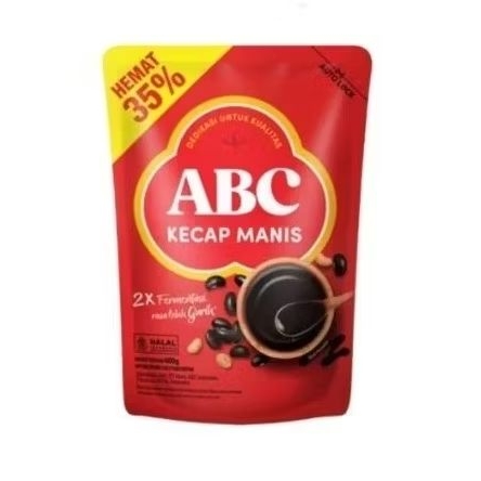 

KECAP MANIS ABC 12 x 600ML DUS (PERKARTON) / KECAP MANIS ABC REFILL 600ML / KECAP MANIS KEMASAN ISI ULANG