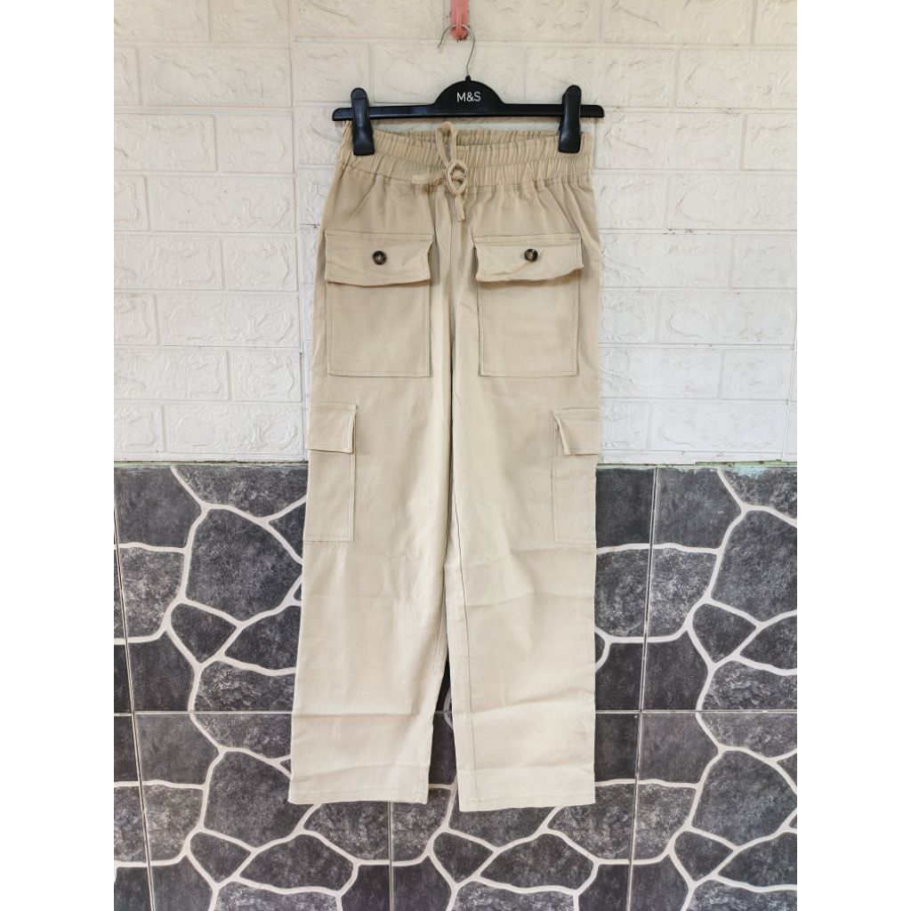 celana cargo preloved celana cargo wanita preloved celana wanita new