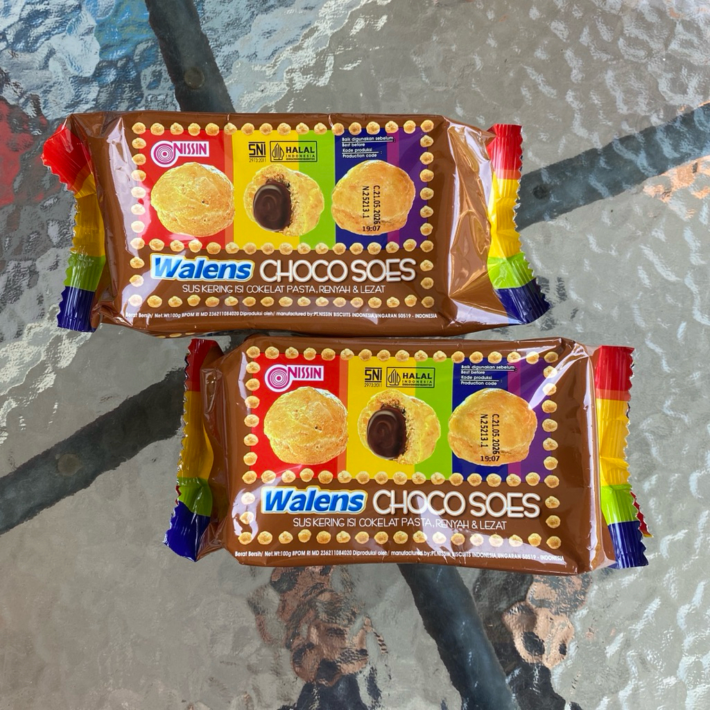 

Nissin Walens Choco Soes Isi Cokelat Kemasan 100 gram