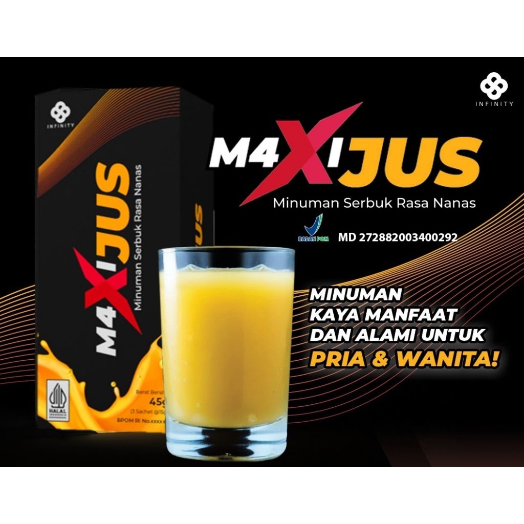 

M4XIJUS / MAXIJOS BPOM RI No. : MD 272882003400292