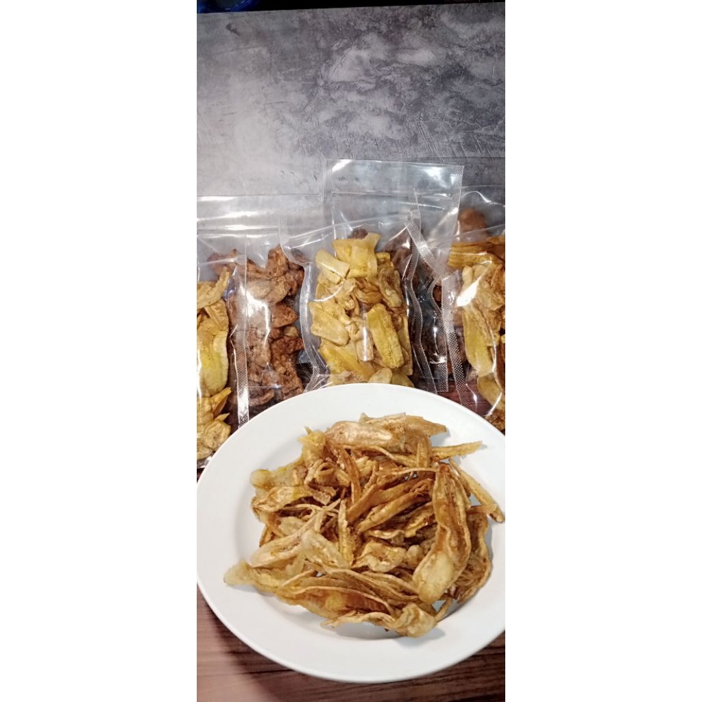 

kripik pisang original tanpa penyedap lezat/renyah