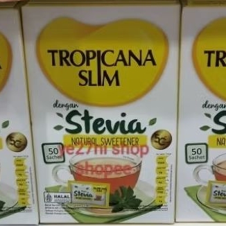 

Tropicana Slim Stevia Natural Sweetener 90gr (50s x1.8gr)