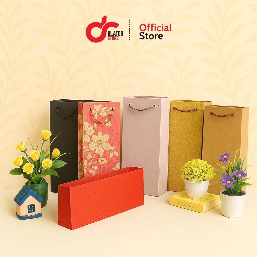 

ECER PAPERBAG BOTOL 10X8X25 MUAT UNTUK SEMUA BOTOL DI PRODUK DLATOS