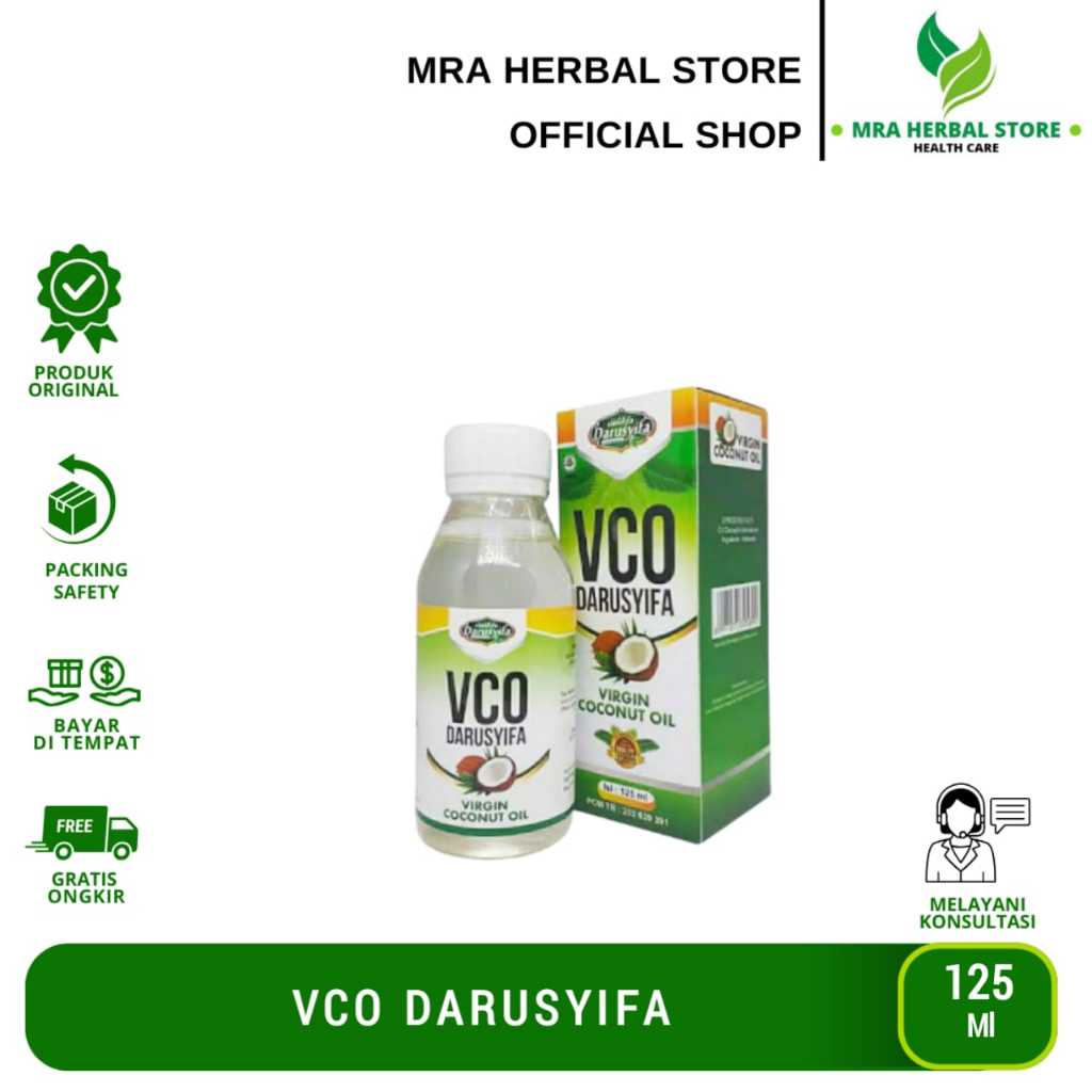 

MINYAK KELAPA VCO Darusyifa(VIRGIN COCONUT OIL) 125ML | VCO 69