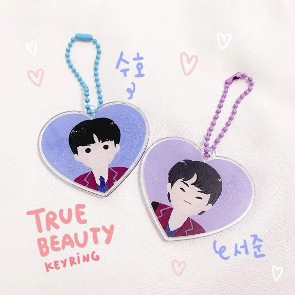 [PRELOVED] DOODLY True Beauty Han Seojun Keyring | Gantungan Kunci Keychain Hwang In-youp | Kpop | K