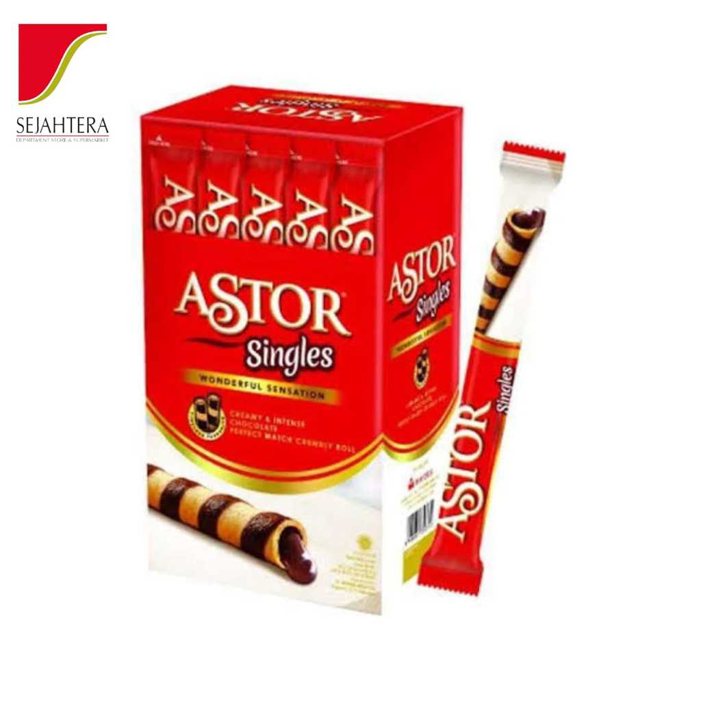 

ASTOR WAFER COKLAT SINGLES 280g (20s X 14g) BOX