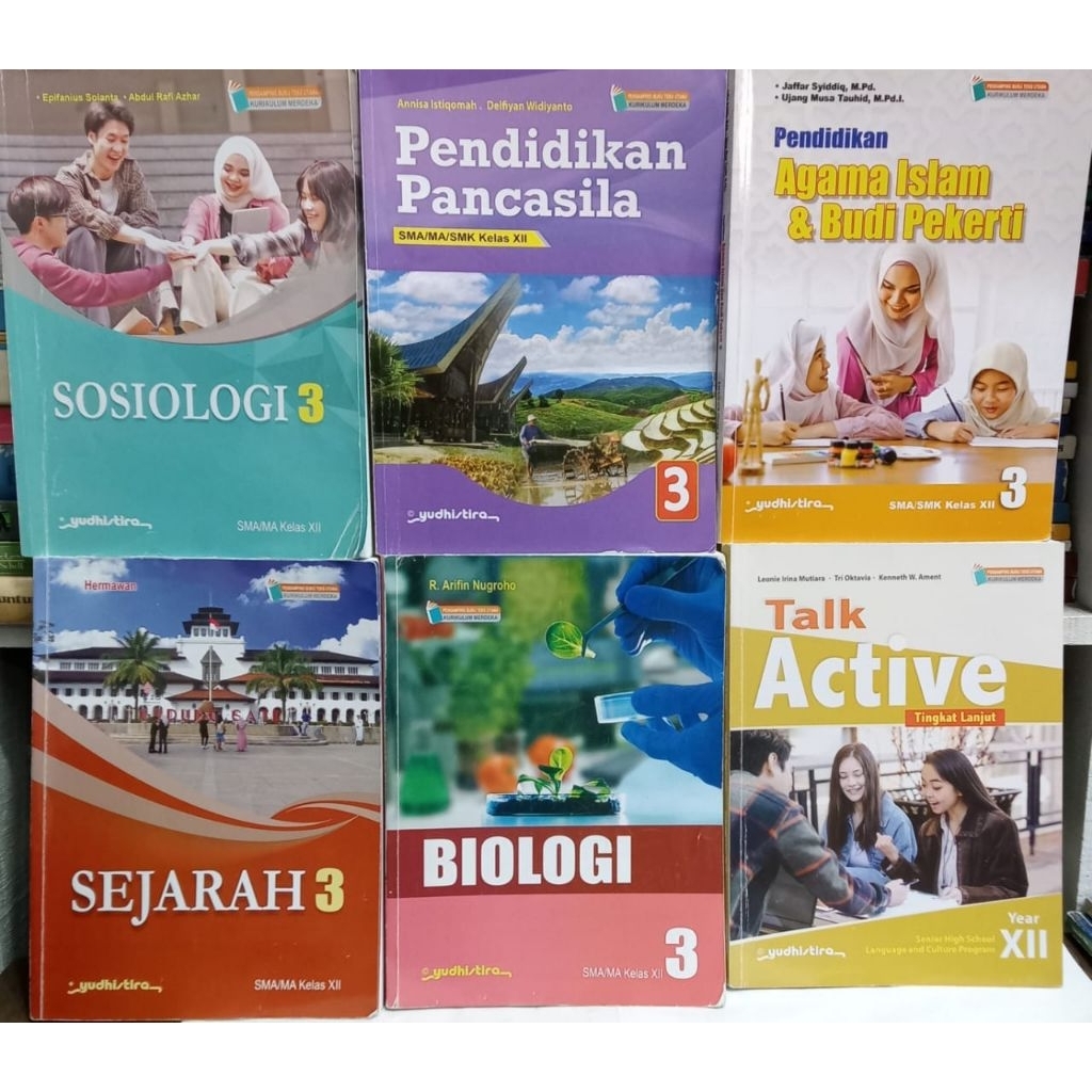 BUKU PAKET TALK ACTIVE  , BIOLOGI , AGAMA ISLAM , PENDIDIKAN PANCASILA , SEJARAH , SOSIOLOGI UNTUK S