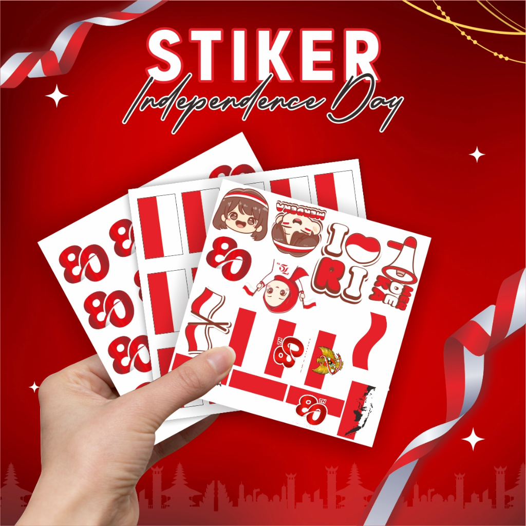 

STICKER PIPI MERAH PUTIH AKSESORIS UNIK SPESIAL KEMERDEKAAN INDONESIA