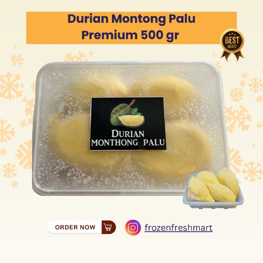 

Durian PALU Frozen Premium - BLACK Box Original 500 gr