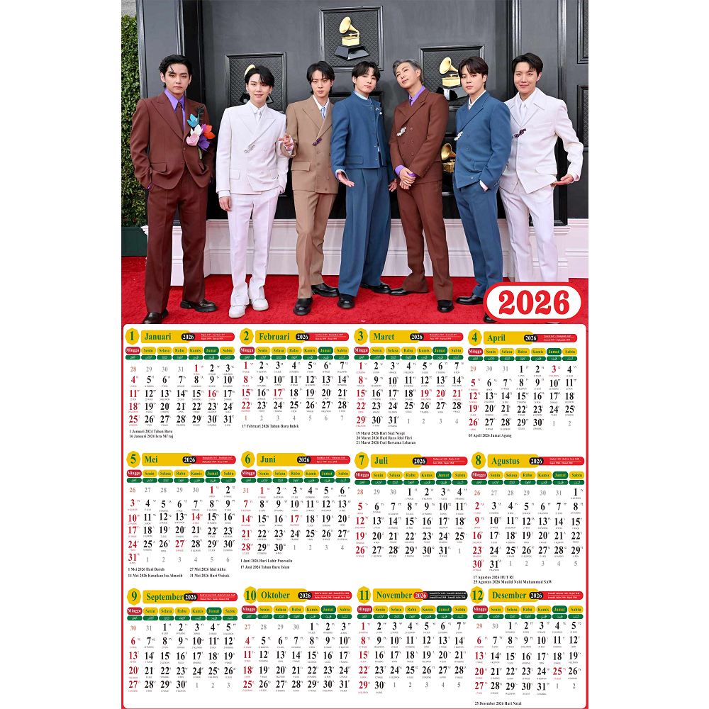 

Kalender kpop 2026