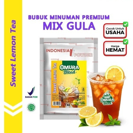 

Indonesia Powder Rasa Sweet Lemon Tea 1KG Merk Omura Blend