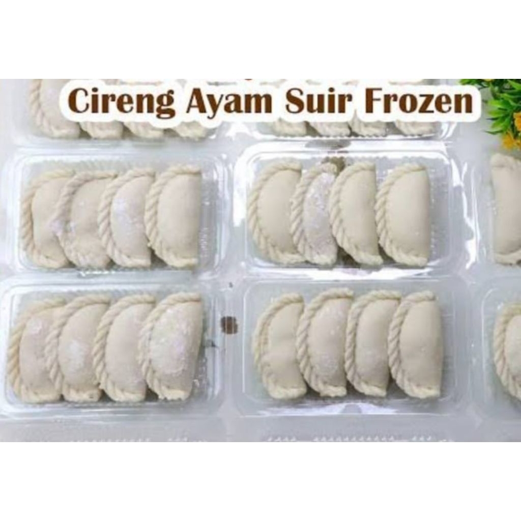 

Cireng isi ayam suwir isi 10pcs original Cemilan enak frozen food kemasan vakum