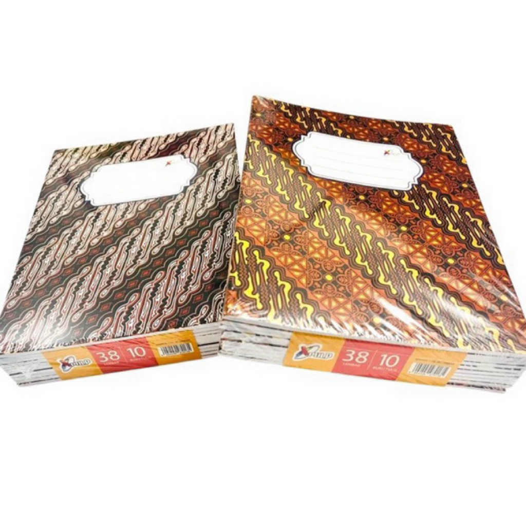 

BUKU TULIS KWARTO XPULP BATIK 38 LEMBAR (10 BUKU)