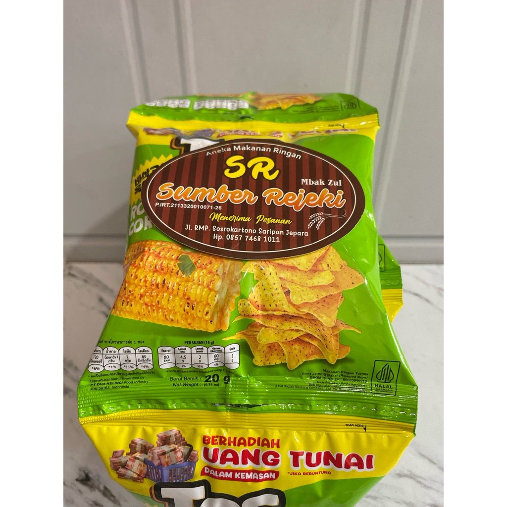 

TOS TOS ROASTED CORN BERAT 150GRAM ISI 10 PCS