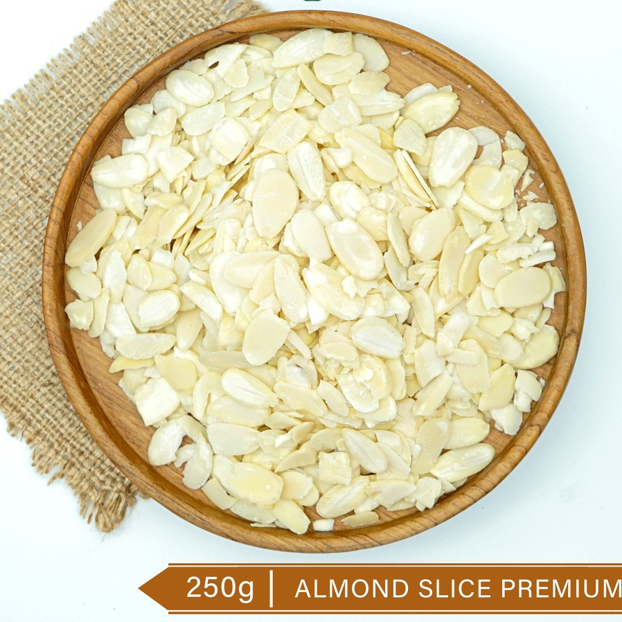 

Almond Slice Premium (raw blanched) 100gr, 250gr