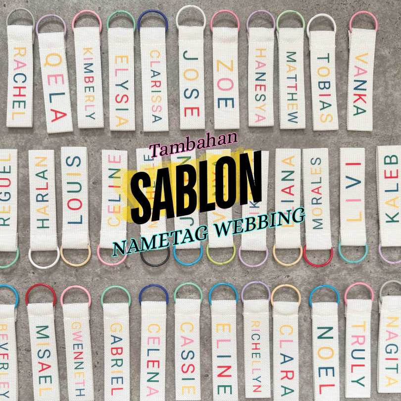 

Tambahan Biaya Sablon Nametag Webbing PAS Merch