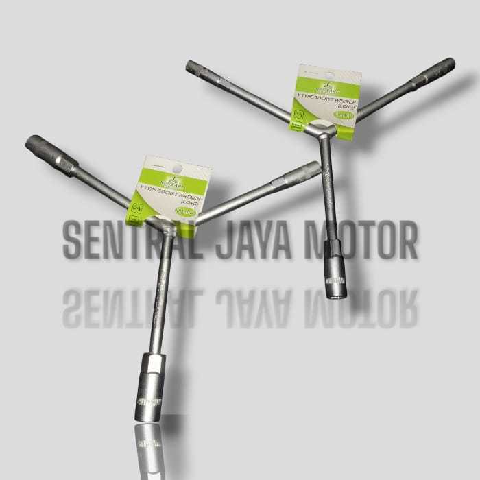 Kentaro Kunci Sock Y Kentaro Long Chrome 8-10-12 , 10-12-14 / Sok Y Panjang / Kunci Y Chrome Kentaro