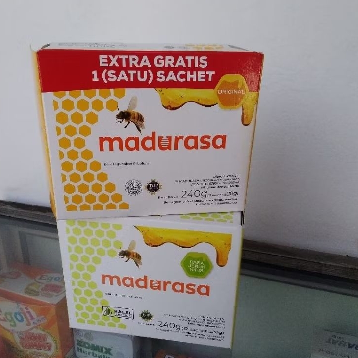 

Madu Rasa Sachet (ECER) rasa original dan jeruk