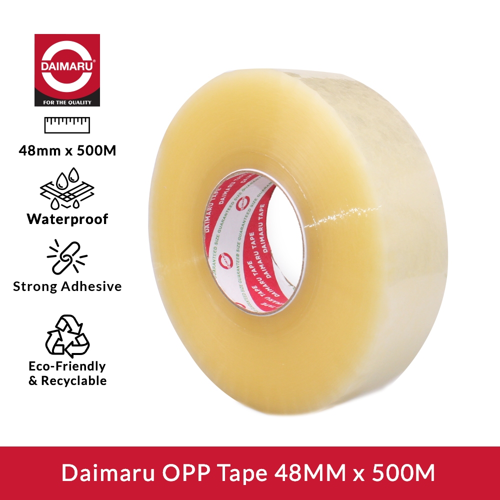 

Daimaru OPP Tape 48MM x 500M - Lem Kuat dan Ramah Lingkungan