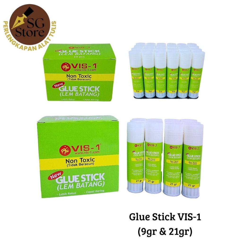 

Glue Stick 9gram & 21gram / Lem Stik / Lem Kertas