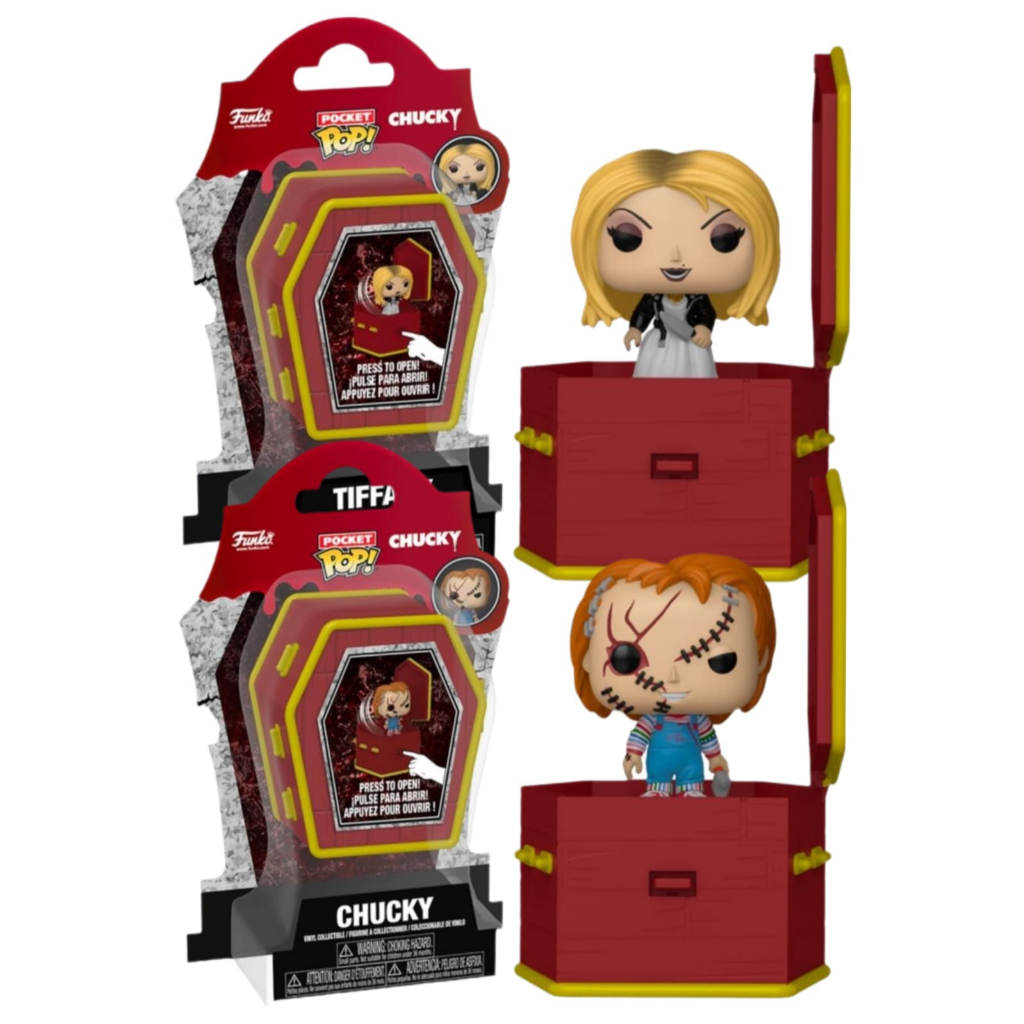 Funko Pocket Pop CHUCKY TIFFANY in Coffin