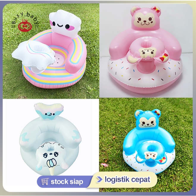 Kursi Belajar Bayi / Kursi Makan Sofa Tiup / Bangku Mandi Bayi Tiup