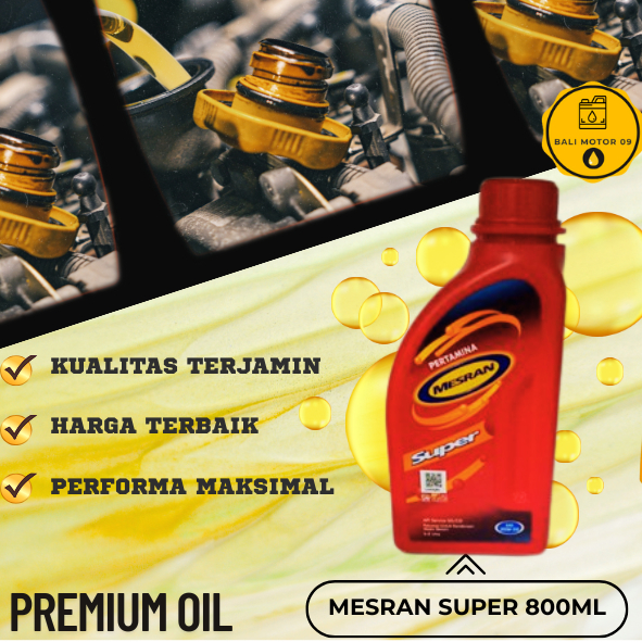 Oli Mesran Super 800ml Oli Pertamina Mesran Super 800ml Oli Mesin Motor Mesran Super 0,8ml