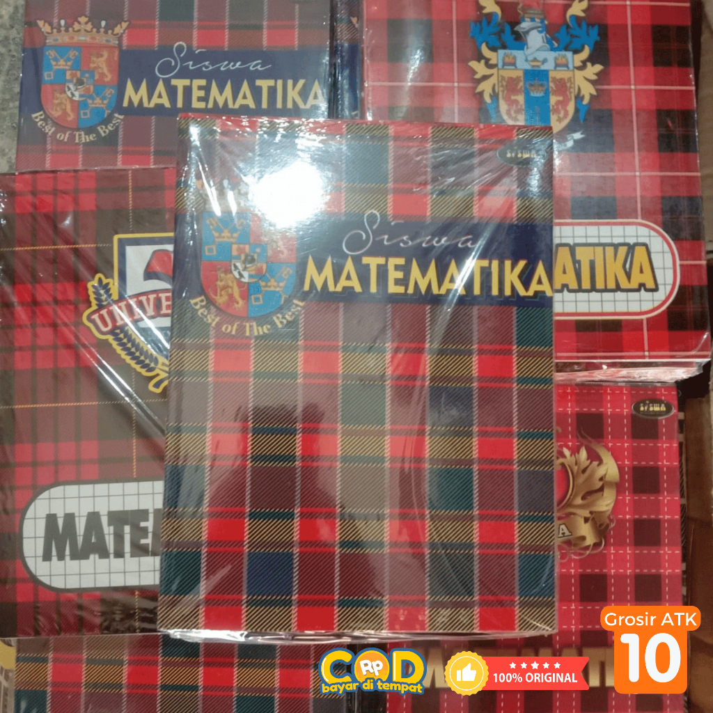 

(1 PACK/10 PCS) BUKU TULIS KOTAK SISWA 38 LEMBAR