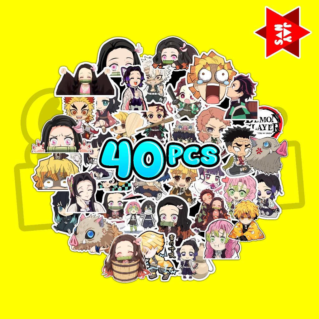 

STIKER PACK KARTUN ANIME DEMON SLAYER 40 PCS STIKER PACK VIRAL STIKER PACK AESTHETIC STIKER ESTETIK STITCH STIKER LAPTOP