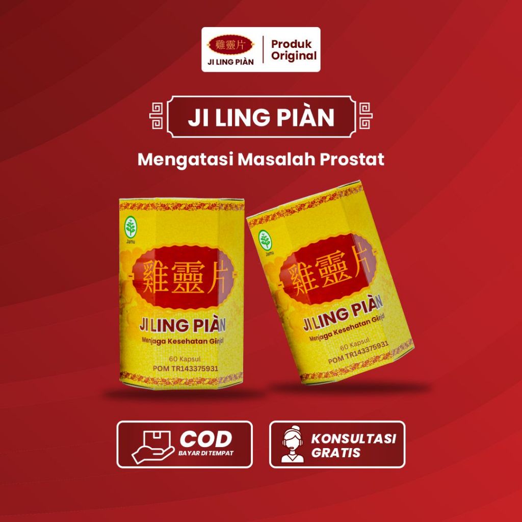 Ji Ling Pian Kapsul Herbal Atasi Masalah Prostat