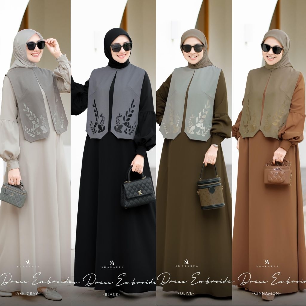 Sera Dress Embroidery (Dress Only) by shArarea